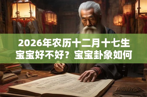 2026年农历十二月十七生宝宝好不好？宝宝卦象如何？