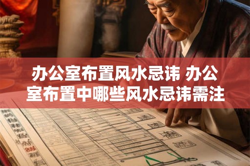 办公室布置风水忌讳 办公室布置中哪些风水忌讳需注意