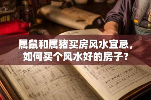 属鼠和属猪买房风水宜忌，如何买个风水好的房子？
