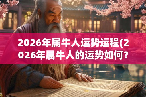 2026年属牛人运势运程(2026年属牛人的运势如何?) 2026年属牛人运势运程(2026年属牛人的运势如何?)