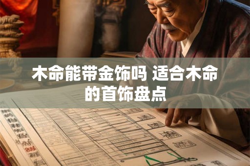 木命能带金饰吗 适合木命的首饰盘点 木命能带金饰吗 适合木命的首饰盘点