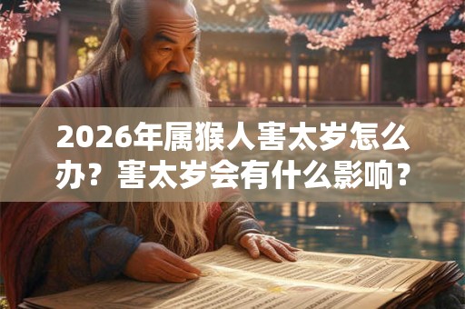 2026年属猴人害太岁怎么办？害太岁会有什么影响？