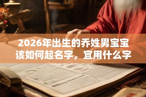 2026年出生的乔姓男宝宝该如何起名字，宜用什么字，