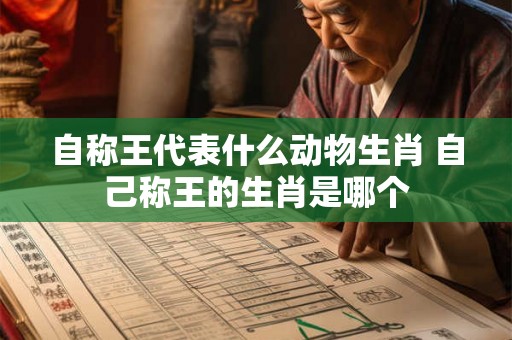 自称王代表什么动物生肖 自己称王的生肖是哪个