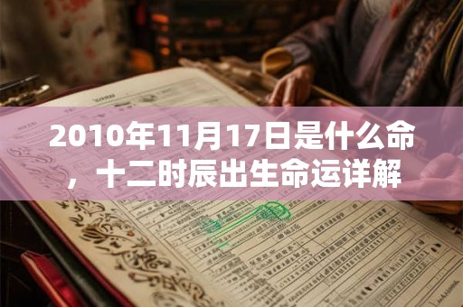 2010年11月17日是什么命,十二时辰出生命运详解 2010年11月17日是什么命,十二时辰出生命运详解