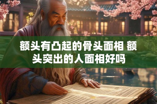 额头有凸起的骨头面相 额头突出的人面相好吗