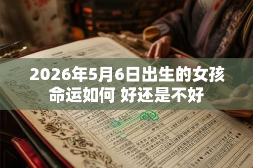 2026年5月6日出生的女孩命运如何 好还是不好