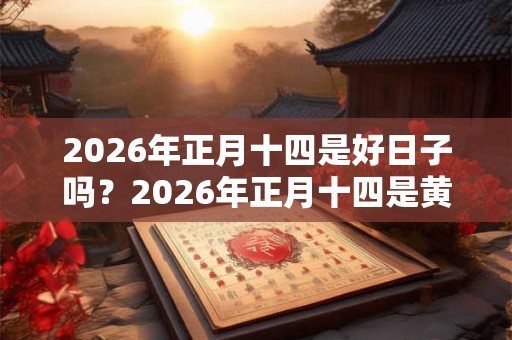 2026年正月十四是好日子吗？2026年正月十四是黄道吉日吗？