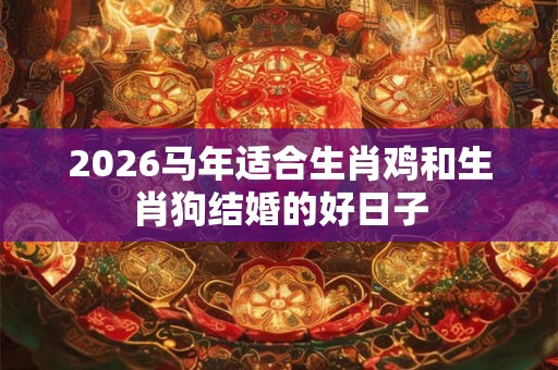 2026马年适合生肖鸡和生肖狗结婚的好日子