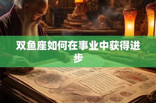 双鱼座如何在事业中获得进步 双鱼座如何在事业中获得进步
