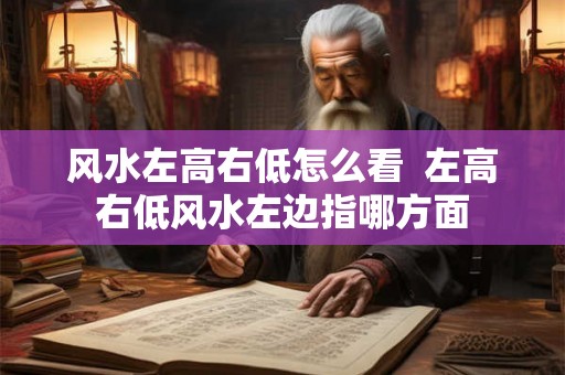 风水左高右低怎么看  左高右低风水左边指哪方面