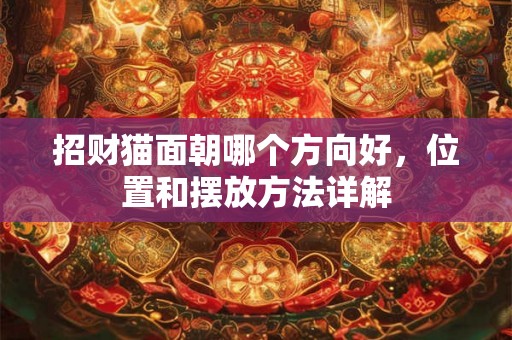 招财猫面朝哪个方向好，位置和摆放方法详解