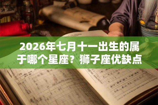 2026年七月十一出生的属于哪个星座?狮子座优缺点详解 2026年七月十一出生的属于哪个星座?狮子座优缺点详解