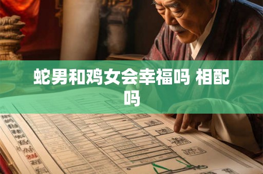 蛇男和鸡女会幸福吗 相配吗