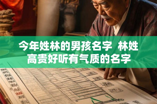 今年姓林的男孩名字 林姓高贵好听有气质的名字 今年姓林的男孩名字 林姓高贵好听有气质的名字