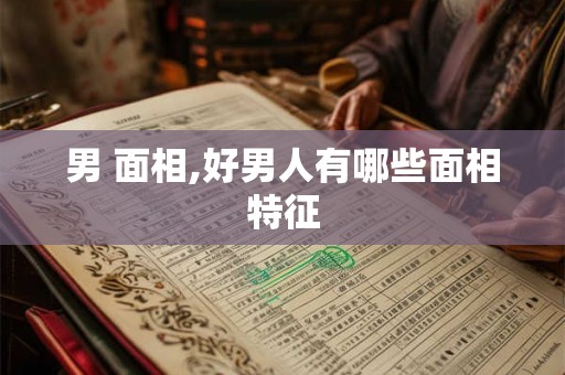 男 面相,好男人有哪些面相特征