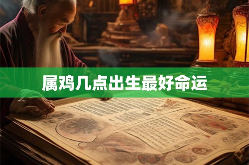属鸡几点出生最好命运
