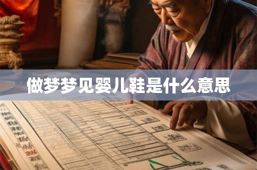 做梦梦见婴儿鞋是什么意思