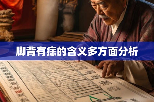 脚背有痣的含义多方面分析 脚背有痣的含义多方面分析