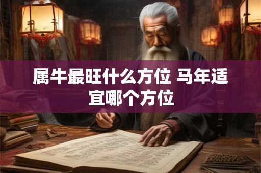 属牛最旺什么方位 马年适宜哪个方位