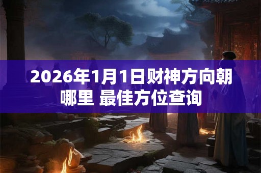 2026年1月1日财神方向朝哪里 最佳方位查询