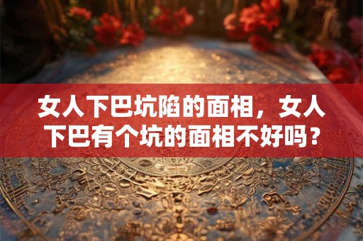女人下巴坑陷的面相,女人下巴有个坑的面相不好吗? 女人下巴坑陷的面相,女人下巴有个坑的面相不好吗?