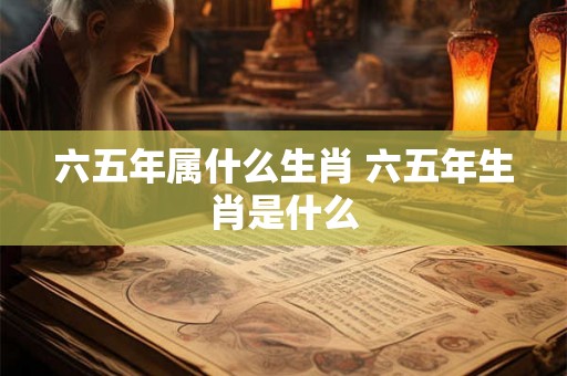 六五年属什么生肖 六五年生肖是什么 六五年属什么生肖 六五年生肖是什么