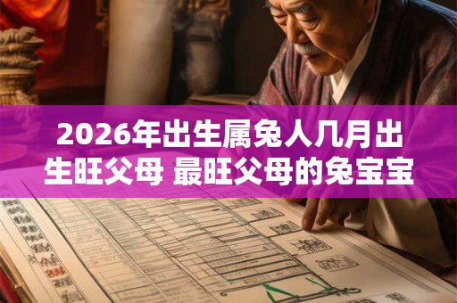 2026年出生属兔人几月出生旺父母 最旺父母的兔宝宝出生月份