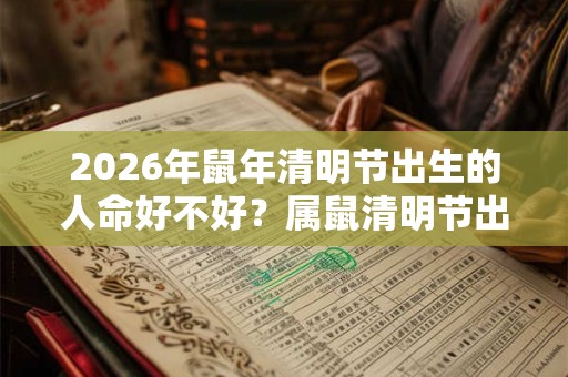 2026年鼠年清明节出生的人命好不好？属鼠清明节出生命运