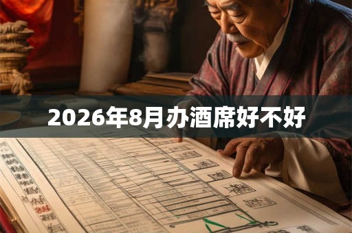 2026年8月办酒席好不好