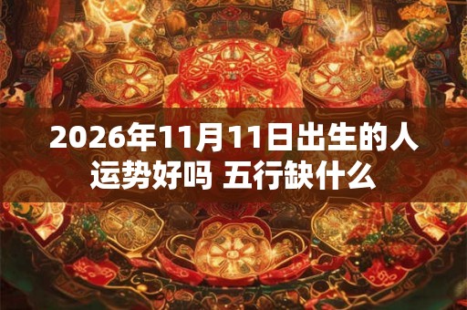 2026年11月11日出生的人运势好吗 五行缺什么 2026年11月11日出生的人运势好吗 五行缺什么