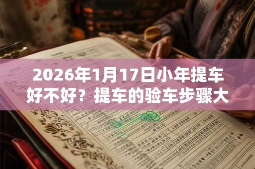 2026年1月17日小年提车好不好？提车的验车步骤大全！
