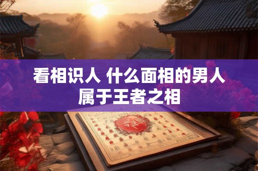 看相识人 什么面相的男人属于王者之相