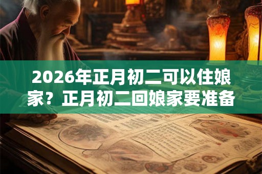 2026年正月初二可以住娘家？正月初二回娘家要准备什么？