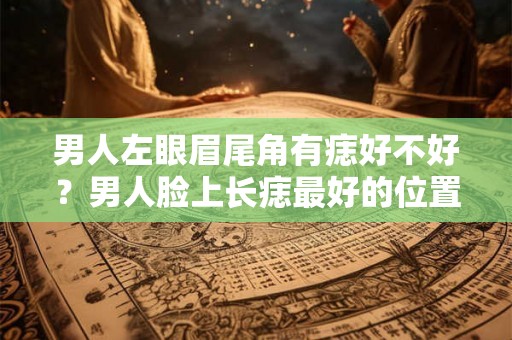 男人左眼眉尾角有痣好不好？男人脸上长痣最好的位置？