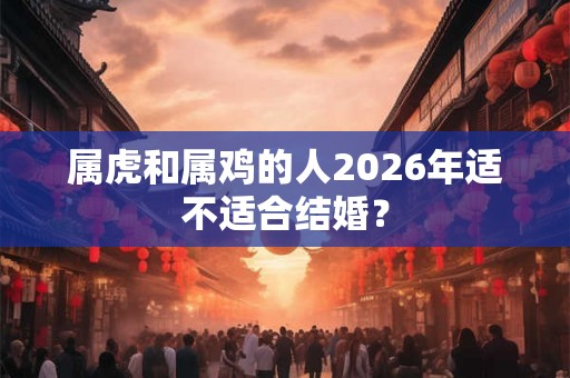 属虎和属鸡的人2026年适不适合结婚？