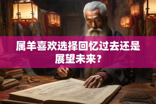 属羊喜欢选择回忆过去还是展望未来？