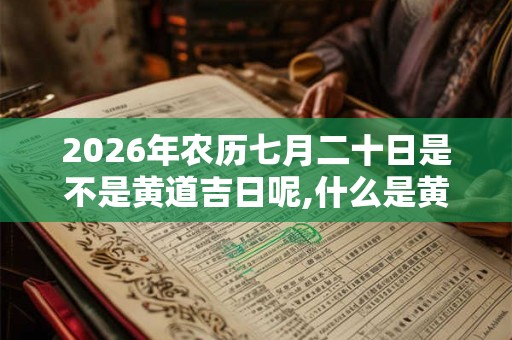 2026年农历七月二十日是不是黄道吉日呢,什么是黄道吉日？
