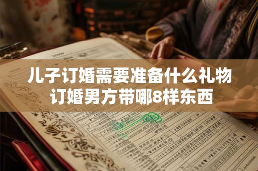 儿子订婚需要准备什么礼物 订婚男方带哪8样东西