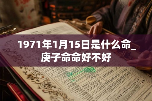 1971年1月15日是什么命_庚子命命好不好