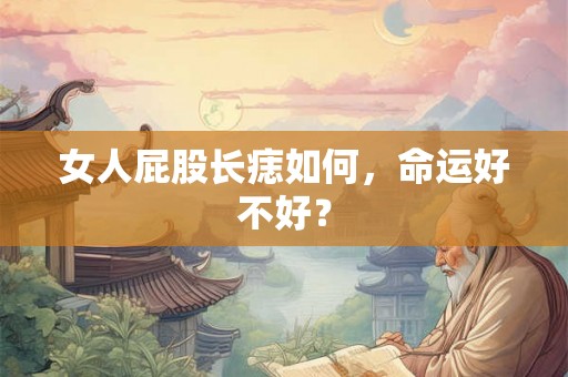 女人屁股长痣如何，命运好不好？
