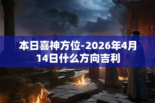 本日喜神方位-2026年4月14日什么方向吉利