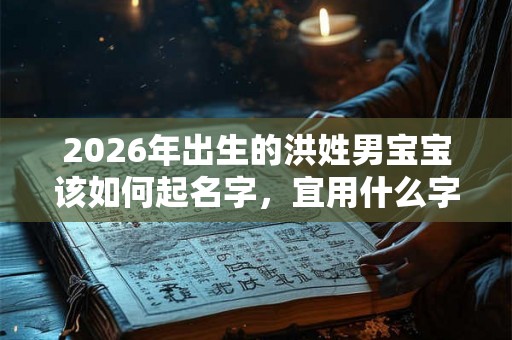 2026年出生的洪姓男宝宝该如何起名字,宜用什么字。 2026年出生的洪姓男宝宝该如何起名字,宜用什么字。