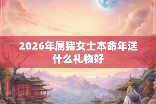 2026年属猪女士本命年送什么礼物好
