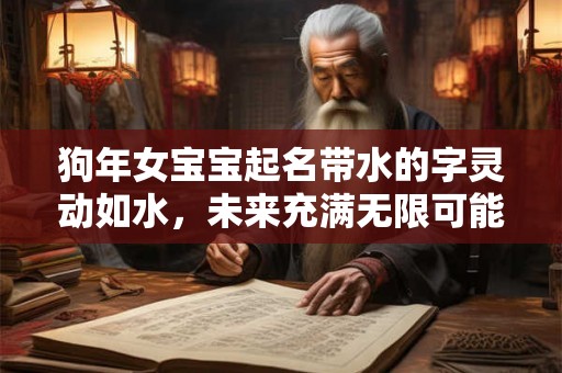狗年女宝宝起名带水的字灵动如水,未来充满无限可能 狗年女宝宝起名带水的字灵动如水,未来充满无限可能