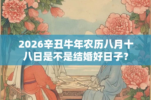 2026辛丑牛年农历八月十八日是不是结婚好日子？