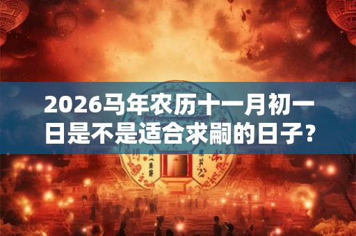 2026马年农历十一月初一日是不是适合求嗣的日子？