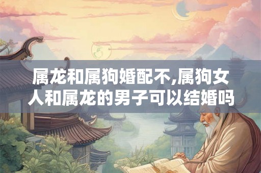 属龙和属狗婚配不,属狗女人和属龙的男子可以结婚吗