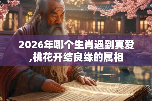2026年哪个生肖遇到真爱,桃花开结良缘的属相