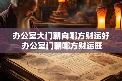办公室大门朝向哪方财运好 办公室门朝哪方财运旺